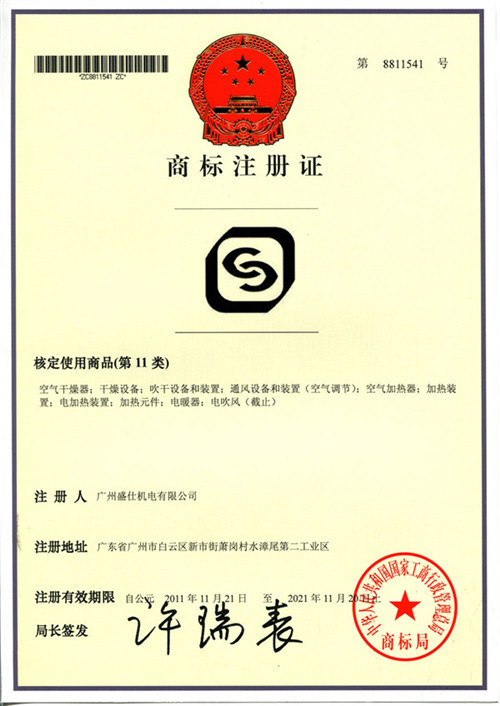 商標(biāo)注冊(cè)證